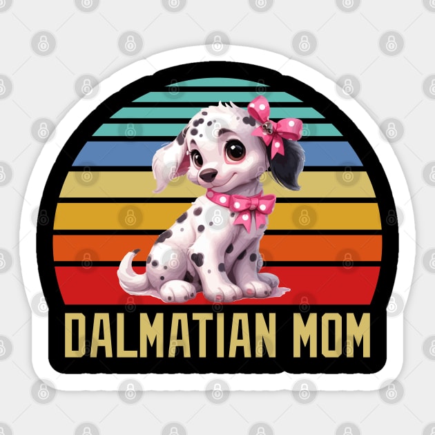 Dalmatian Mom Sticker by sharukhdesign